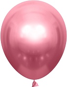 Шар (12''/30 см) Розовый, хром, 50 шт.