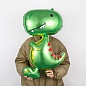 Шар (40''/102 см) Фигура, Динозавр Тираннозавр, Зеленый, 1 шт.