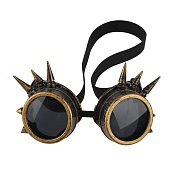 Карнавальные очки, Стимпанк, Старое золото, 15*8,5 см, 1 шт. 