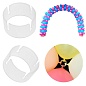 Зажимы держатели шаров для арки 3,6*2,4 см, Прозрачный, 25 шт.
