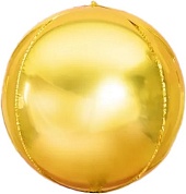 Шар 3D (60''/152 см) Сфера, Золото, 1 шт. в уп.