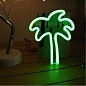 Световая фигура Пальма, 20*23,5 см. Зеленый, 1 шт.