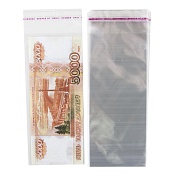 Кармашки для денег, д/баблобоксов, Прозрачный, 16*17 см, 20 шт.