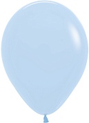 Шар (12''/30 см) Нежно-голубой (640), макарунс, 12 шт.