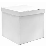 Коробка складная, Белый, 30*30*30 см, 1 шт.