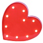 Световая фигура Сердце, 16 см. Красный, 1 шт.