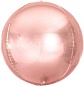 Шар (22''/56 см) Сфера 3D, Розовое Золото, 1 шт.