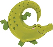 Шар (35''/89 см) Фигура, Крокодил Аллигатор, 1 шт.
