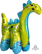 Шар 3D (23''/58 см) Фигура, Динозавр, 1 шт. в упак.