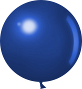 Шар (36''/91 см) Синий, пастель, 3 шт.