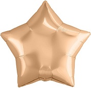 Набор шаров (9''/23 см) Мини-звезда, Персиковый пух, 5 шт. в уп.