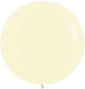 Шар (24''/61 см) Макарунс, Светло-желтый (620), пастель, 3 шт.