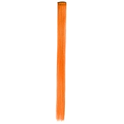 Цветные пряди для волос, на заколке, 5 гр., Оранжевый, 50*3,3 см, 2 шт. 