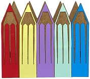 Декоративный ящик Цветные карандаши, Ассорти, 21*18*8 см, 1 шт. 