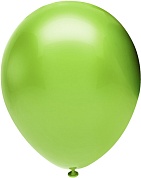 Шар (12''/30 см) Светло-зеленый (913), металлик, 12 шт.