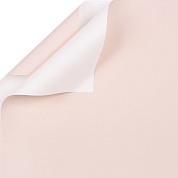 Упаковочная пленка 65мкр (0,58*0,58 м) Двухцветная, Светло-розовый/Белый, Матовый, 20 шт.