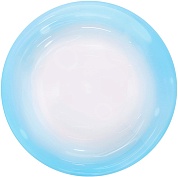 Шар (18''/46 см) Сфера 3D, Deco Bubble, Голубой спектр, Прозрачный, 1 шт.