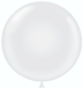 Шар (36''/91 см) Белый, пастель, 10 шт.