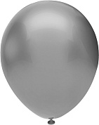 Шар (12''/30 см) Серебро (923), металлик, 12 шт.
