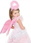Крылья, Ангел, Размер M, Розовый, 60*45 см, 1 шт. 