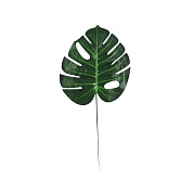 Лист Монстера, искусственный, Зеленый, 39*19 см, 10 шт.
