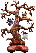 Шар (52''/132 см) Фигура на подставке, Дерево на Хэллоуин, 1 шт. в упак.