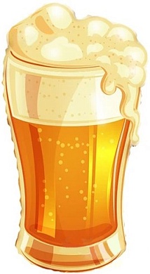 Шар (20''/51 см) Фигура, Кружка пива, 1 шт.