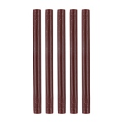 Набор стержней для сургучной печати 0,7*9,8 см, Темно-коричневый, 5 шт.