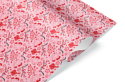 Упаковочная бумага (0,7*1 м) Нежные котики, Розовый, 10 шт.