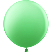 Шар (36''/91 см) Зеленый, пастель, 3 шт.