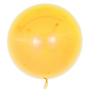 Шар (18''/46 см) Сфера 3D, Deco Bubble, Желтый, Глянец, 1 шт.