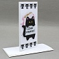 Конверт для денег 3D, С Днем Рождения! (котята), с блестками, 1 шт.