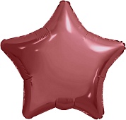 Шар (19''/48 см) Звезда, Медный, Бохо, 1 шт.