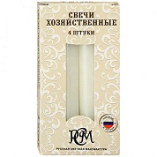 Свечи классические Белый, 2*15,5 см, 4 шт.