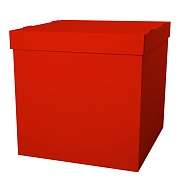 Коробка складная, Красный, 30*30*30 см, 1 шт.