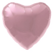Набор шаров с клапаном (9''/23 см) Мини-сердце, Розовый фламинго, 5 шт. в упак.