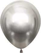 Шар (12''/30 см) Серебро (523), хром, 12 шт.