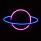 Световая фигура Юпитер, Розовый/Синий, 17*30 см. 1 шт.