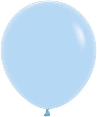 Шар (18''/46 см) Макарунс, Нежно-голубой (640), пастель, 25 шт.