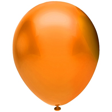 Шар (5''/13 см) Оранжевый (916), металлик, 100 шт.