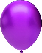 Шар (12''/30 см) Фиолетовый (910), металлик, 12 шт.