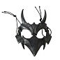 Карнавальная маска, Костяной демон, Черный, 17*21 см, 1 шт. 