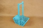 Декоративный ящик Корзинка, Резные сердца, Голубой, 24*13*36 см, 1 шт.
