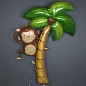 Шар (41''/104 см) Фигура, Веселая обезьянка, 1 шт.