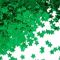 Конфетти фольга Звезда, Зеленый, Металлик, 1,5 см, 50 г.