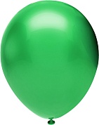 Шар (12''/30 см) Зеленый (912), металлик, 12 шт.
