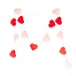 Гирлянда-подвеска Сердце, Мини, Красный/Розовый, 200 см, 5 см*20 шт, 1 упак.